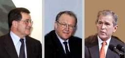 Prodi, Persson, Bush
