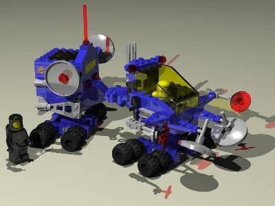 (c) Coby, LEGO 6928, urániumkutató jármű