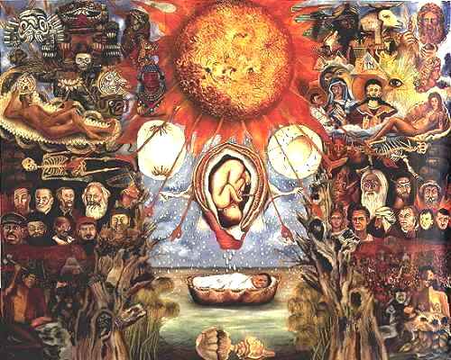 (c) Frida Kahlo - Moisés o Núcleo solar